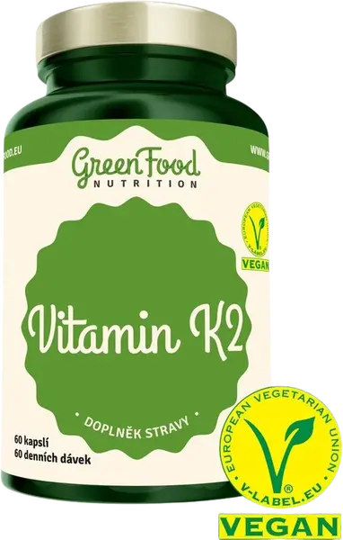 GREENFOOD NUTRITION Vitamín K2VITAL® DELTA 60 kapsúl
