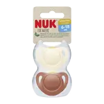 NUK for NATURE cumlík latex 6-18m. BOX červená 2 ks