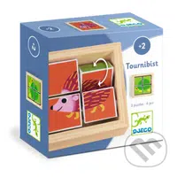 Tournibist: Pretáčacie drevené puzzle - puzzle z kategorie Maxi dílky