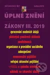 Aktualizace III/2 2019 - Úplné znění po novele
