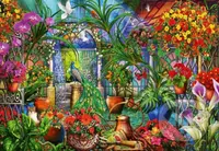 Tropical Green House - Ciro Marchetti - puzzle z kategorie Umělecké