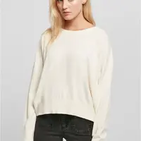Women's eco viscose oversized sweater - cream