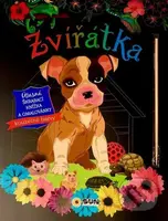 Zvířátka - Úžasná škrábací knižka a omalovánky