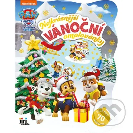 Nejkrásnější vánoční omalovánky se samolepkami: Tlapková patrola