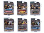 "Smokey Bear" Set of 6 Cars Series 4 1/64 Diecast Model Cars by Greenlight