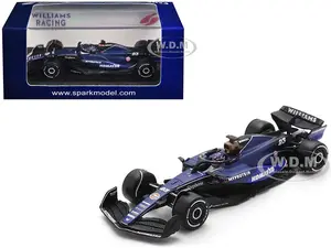 Williams FW46 23 Alex Albon "Williams Racing" Formula One F1 "Bahrain GP" (2024) 1/64 Diecast Model Car by Spark