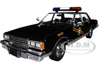 1981 Chevrolet Caprice "Navajo County AZ Sheriff" Black "Thelma &amp; Louise" (1991) Movie "Hollywood" Series 20 1/24 Diecast Model Car by Greenlight