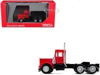 Kenworth W900 Short Day Cab "New Version" Red 1/87 (HO) Plastic Model Car by Promotex