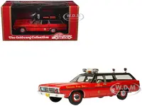 1970 Ford Galaxie Station Wagon "Chicago Fire Department Chief 16th Battalion" Red with Black Top Limited Edition to 300 pieces Worldwide 1/43 Model