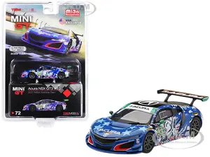 Acura NSX GT3 93 "Statue of Liberty" 2017 IMSA Watkins Glen Limited Edition to 3600 pieces Worldwide 1/64 Diecast Model Car by Mini GT