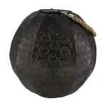 Solární led svítilna home & lifestyle 38,5 x 38,5 x 40 cm černá barva