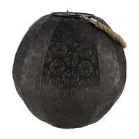 Solární led svítilna home & lifestyle 38,5 x 38,5 x 40 cm černá barva