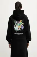 Mikina Coperni x Disney Collector dámská, černá barva, s kapucí, vzorovaná, DJS15F5018C