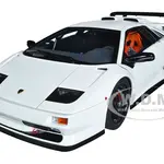 Lamborghini Diablo SV-R Impact White 1/18 Model Car by Autoart