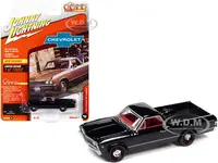 1967 Chevrolet El Camino Tuxedo Black with Red Interior "Classic Gold Collection" Series Limited Edition to 11652 pieces Worldwide 1/64 Diecast Model