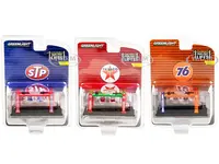 "Four-Post Lifts" Set of 3 pieces Series 2 1/64 Diecast Models by Greenlight