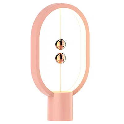 USB Rechargeable Mini HENGPRO Balance LED Table Lamp Ellipse Magnetic Mid-air Switch Eye-Care Night Light Touch Control