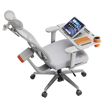 NEWTRAL MagicH-GPro Ergonomic Chair with Footrest Grey
