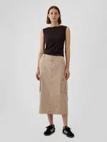 GAP Midi skirt with pockets Utility Cargo - Women's