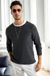 60226 Dewberry Knitwear Menswear Sweater-ANTHRACITE