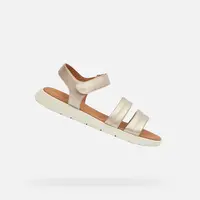 Gold women's sandals Geox Dandra - Women's