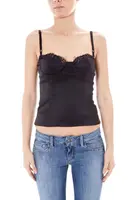 Čierny top John Galliano