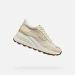 Cream women's sneakers Geox Spherica EC13 - Women's