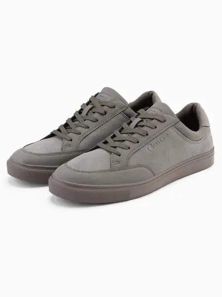 Ombre Men's monochromatic streetwear style shoes - olive