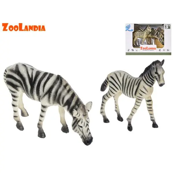 Zoolandia zebra s mládětem 5-12cm