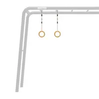 BERG PlayBase Wooden gym rings
