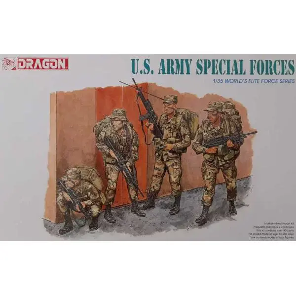 Model Kit figurky 3024 - US ARMY SPECIAL FORCES (1:35)