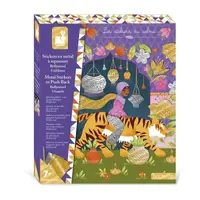 Janod Atelier Maxi Kreativní sada Obrázky s metalickým papírem Bollywood