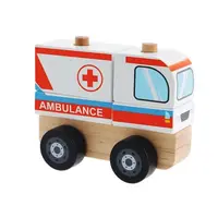 Trefl Dřevěná skládačka Ambulance
