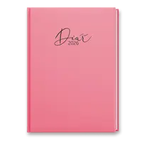 Týdenní diář Baloušek Pastel 2026 - A5, růžový