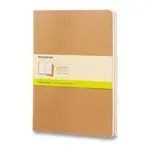 Sešity Moleskine Cahier, XL, čisté, 3 ks - karton