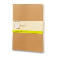 Sešity Moleskine Cahier, XL, čisté, 3 ks - karton