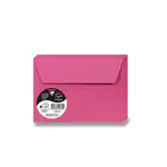 Barevná obálka Clairefontaine, C6, samolepicí, 20 ks - růžová