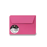 Barevná obálka Clairefontaine, C6, samolepicí, 20 ks - růžová