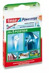 Samolepicí štítky Tesa Poster Strip - oboustranné, 20 ks