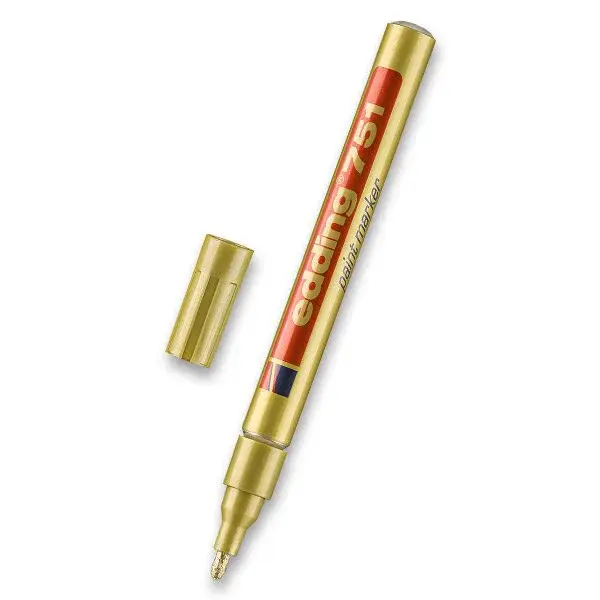 Lakový popisovač Edding Paint Marker 751 - zlatý