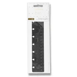 Pravítko/záložka, Moonlight - náplň A5 k Notebook Filofax