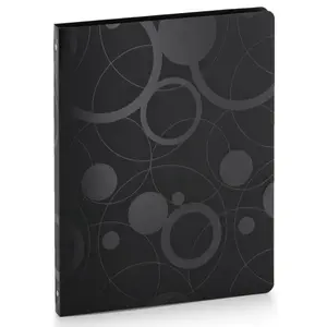 Pořadač PP A4 4kr. Black and White černá