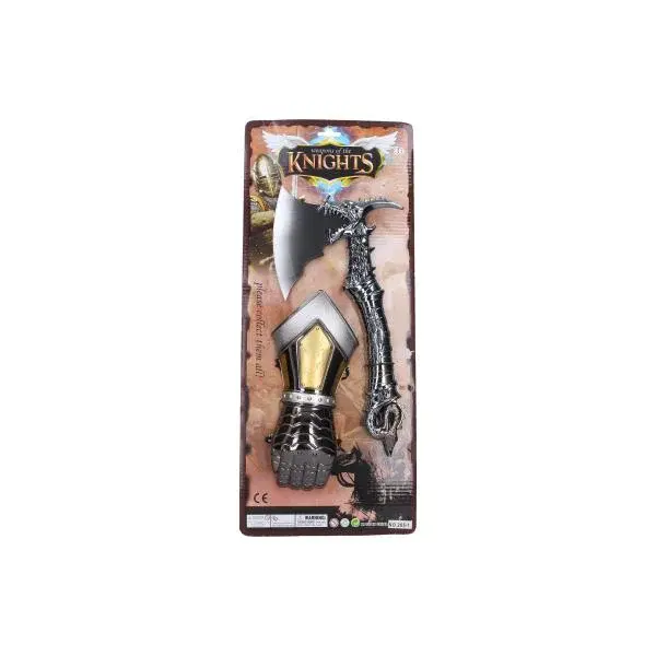 Sekera a rytířské rukavice