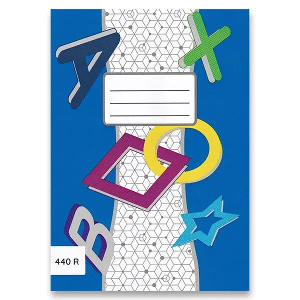 Školní sešit EKO 440 - A4, čistý, 40 listů, mix motivů