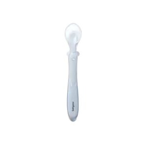 BABYONO Lžička silikonová - blue 6m+