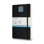 Zápisník Moleskine Expanded - měkké desky - L, tečkovaný, černý