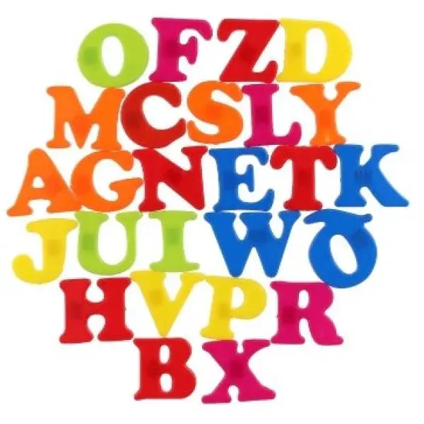 Magnetická písmena 4cm cca 27ks