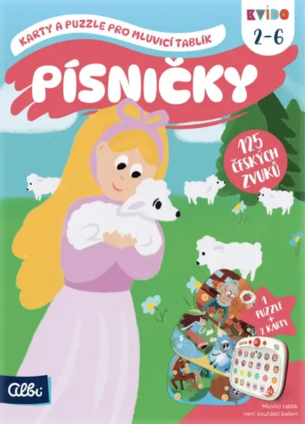 Kvído - Karty a puzzle pro mluvicí tablík: Písničky