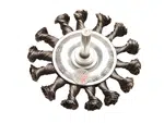 BGS Technic BGS 3982 Talířový copanový kartáč pr. 75 mm, hřídel 6 mm