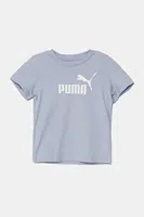 Dětské bavlněné tričko Puma ESS No. 1 Logo Tee modrá barva, s potiskem, 684930
